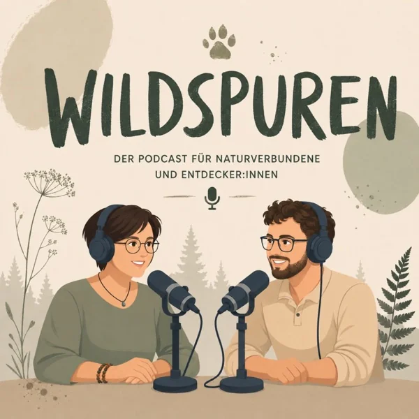 Cover des Podcasts Wildspuren mit Nicole Dreis und Tom Rüttgers